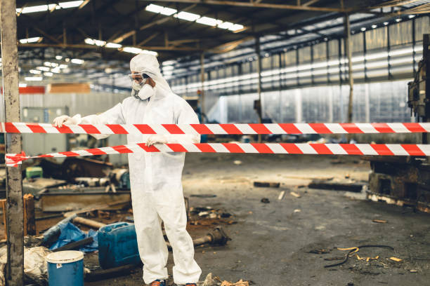 Professional Infectious Disease Decontamination technician working in Hamilton, OH